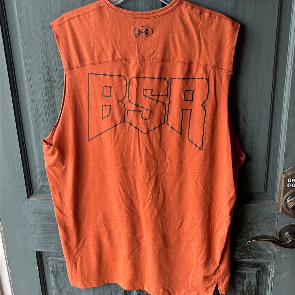 Under Armour Men's Rust Sleeveless Tank - Picture 3 of 3